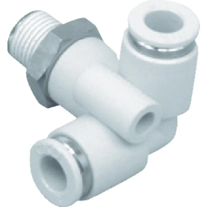 【CAINZ-DASH】CKD チューブ継手 ニュージョイント テトラ 適合チューブ外径10×10 接続口径R3/8 GWTR10-10【別送品】