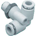 【CAINZ-DASH】ＣＫＤ チューブ継手　　ニュージョイントステンレスタイプ（テトラ形Ｒ付） ZW-TR8-6-P4【別送品】