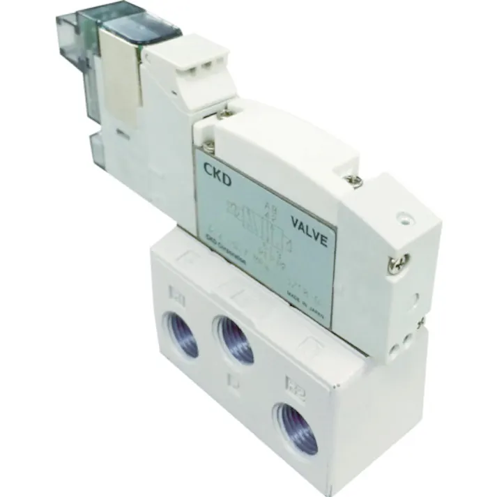 【CAINZ-DASH】CKD 電磁弁 パイロット式5ポート弁 4GBシリーズ 4.3C Rc1/4 DC24V 4GB210R-08-3【別送品】