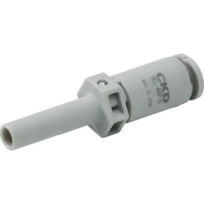 【CAINZ-DASH】CKD ワンタッチ継手付急速排気弁QELシリーズΦ6プラグ 大気開放タイプ QEL-66P-S【別送品】