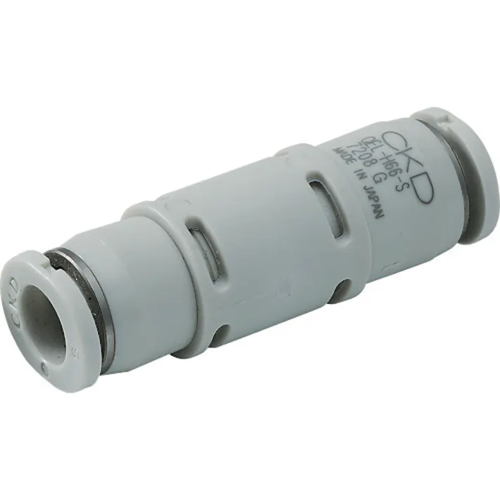 【CAINZ-DASH】CKD ワンタッチ継手付急速排気弁QELシリーズΦ6 大気開放タイプ QEL-H66-S【別送品】