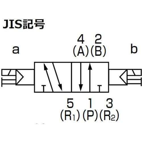 CAINZ-DASH】ＣＫＤ パイロット式５ポート弁 ベース配管 4GB220R-08-3