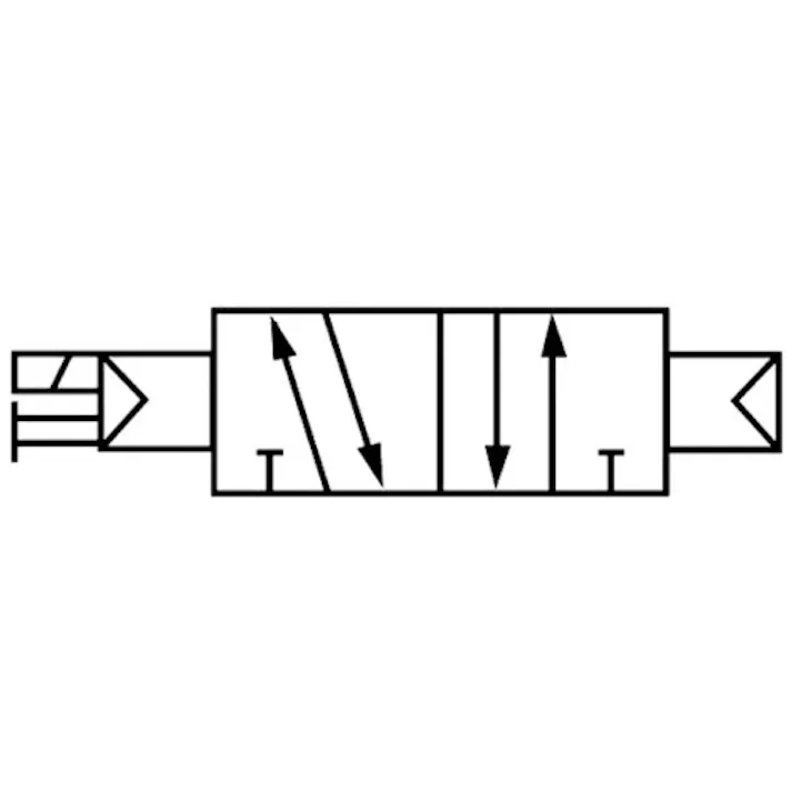 【CAINZ-DASH】CKD 電磁弁 パイロット式5ポート弁 ダイレクト配管 4GA110R-C4-E2-3【別送品】