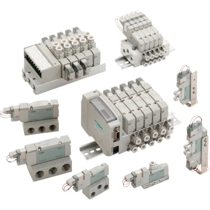 【CAINZ-DASH】CKD 電磁弁 パイロット式5ポート弁 ダイレクト配管 4GA110R-C6-E2-3【別送品】