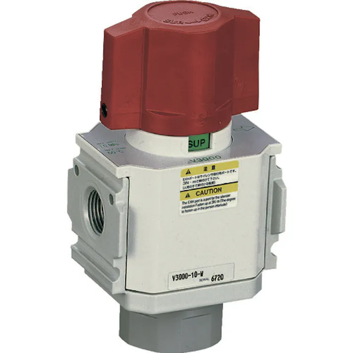 【CAINZ-DASH】CKD 残圧排出弁 白色シリーズ V3000-10-W【別送品】