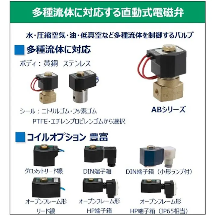 【CAINZ-DASH】CKD 電磁弁 直動式2ポート(マルチレックスバルブ) AB31-02-6-AC200V【別送品】