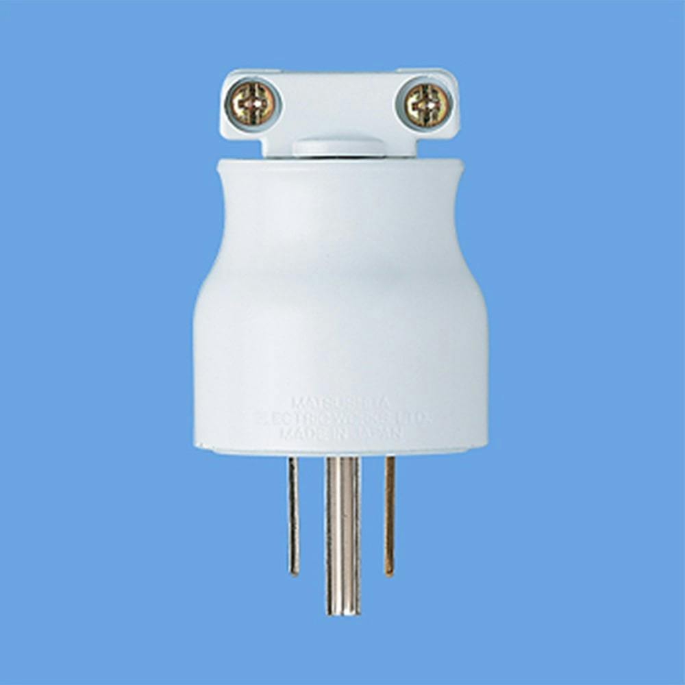 パナソニック 接地タフキヤツプ 15A 125V ミルキーホワイト WF5015W プラグ パナソニック 接地タフキヤツプ 15A 125V ミルキーホワイト WF5015W プラグ