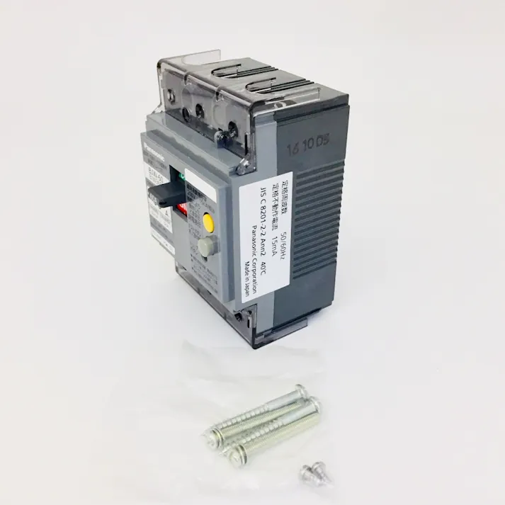 パナソニック 漏電ブレーカ モータ保護兼用 3P3E 60A BJW3603