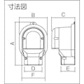 【CAINZ-DASH】パナソニックエレクトリックワークス社 壁面取出しカバーＰタイプ　排じん＆換気機能付きエアコン用　アイボリー DAS2604W【別送品】