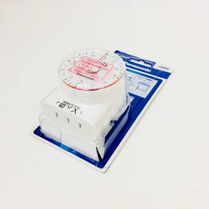 パナソニック ダイヤルタイマー 3時間形 コンセント直結式 ホワイト WH3201WP