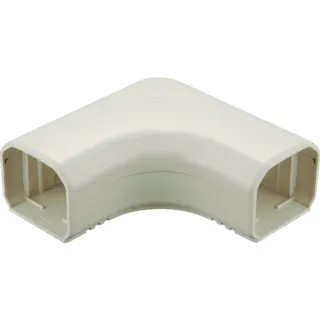 【CAINZ-DASH】パナソニックエレクトリックワークス社 フラットエルボ ホワイト DAS3060S【別送品】