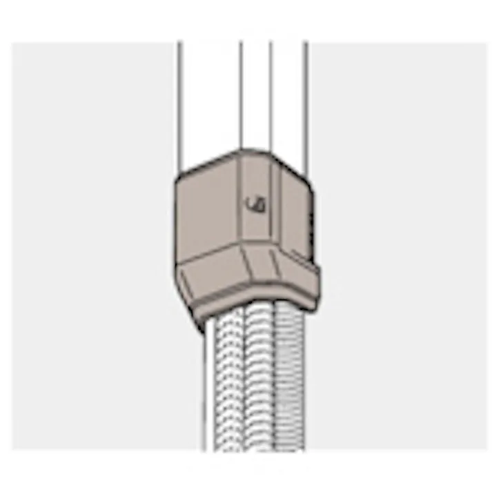 【CAINZ-DASH】パナソニックエレクトリックワークス社 エンドN ホワイト DAS6801S【別送品】