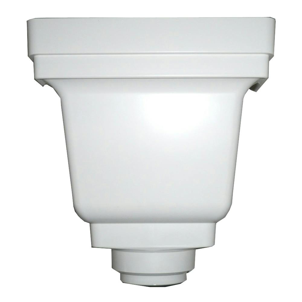 角集水器 PC50×60 MQC0734HC ミルクホワイト 雨樋(雨どい) 角集水器 PC50×60 MQC0734HC ミルクホワイト 雨樋(雨どい)