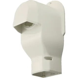 【CAINZ-DASH】パナソニックエレクトリックワークス社 壁面取出しカバー 排じん&換気機能付きエアコン用 ホワイト DAS2805S【別送品】