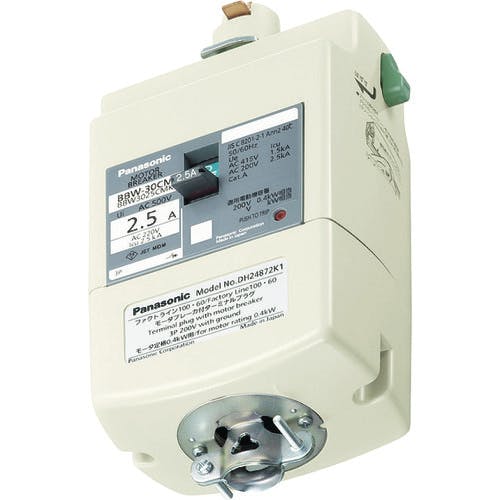 パナソニックエレクトリックワークス社 モータブレーカ付プラグ 0.2kW用 DH24871K1 配線システム パナソニックエレクトリックワークス社 モータブレーカ付プラグ 0.2kW用 DH24871K1 配線システム