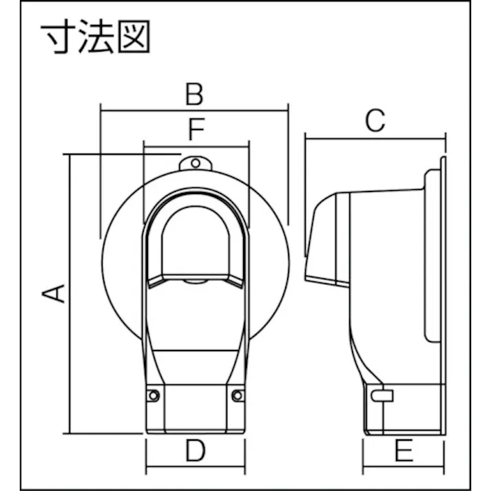 【CAINZ-DASH】パナソニックエレクトリックワークス社 壁面取出しカバーPタイプラージ 排じん&換気機能付エアコン用 DAS2806A【別送品】