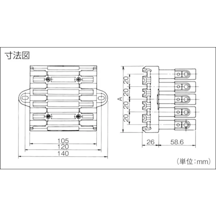 【CAINZ-DASH】パナソニックエレクトリックワークス社 センターフィードインジョイナ DH5616K【別送品】