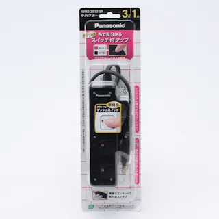 パナソニック ザ・タップZ 3コ口 1m ブラック WHS2513BP