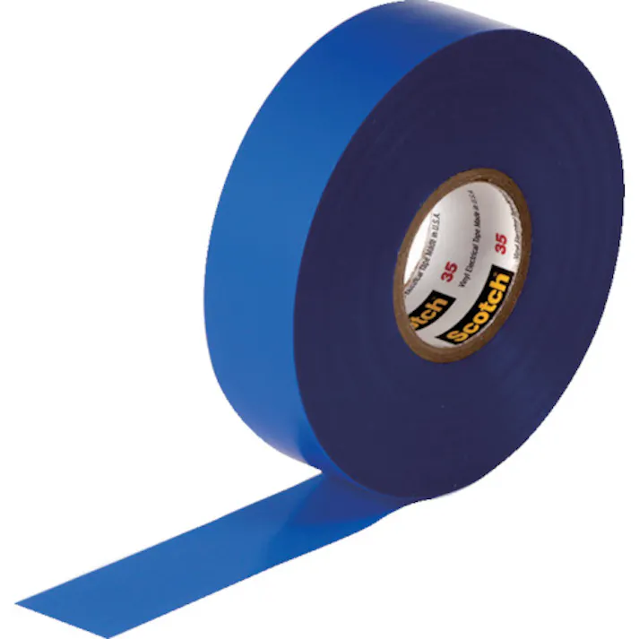 【CAINZ-DASH】スリーエム ジャパン電力マーケット事業部 ビニールテープ 35 青 19mmX20m 35 BLU【別送品】