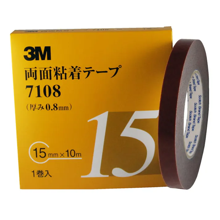 3M 両面粘着テープ 7108 15 AAD 15mm×10m 厚さ0.8mm