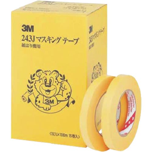 スリーエム ジャパンオート・アフターマーケット製品事業部 マスキングテープ 243J 紙はり機用 15mmX100m 243J 15X100 マスキングテープ(車輌塗装用) スリーエム ジャパンオート・アフターマーケット製品事業部 マスキングテープ 243J 紙はり機用 15mmX100m 243J 15X100 マスキングテープ(車輌塗装用)