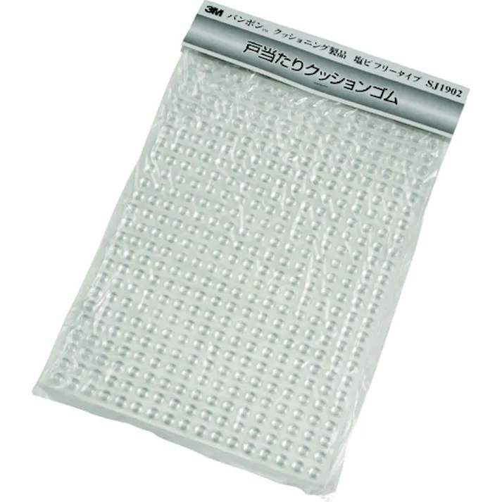 【CAINZ-DASH】スリーエム ジャパンテープ・接着剤製品事業部 防振材 バンポン SJ1902 透明 408個入り R SJ1902 CLE R【別送品】