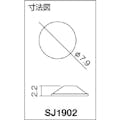 【CAINZ-DASH】スリーエム　ジャパンテープ・接着剤製品事業部 防振材　バンポン　ＳＪ１９０２　透明　４０８個入り　Ｒ SJ1902 CLE R【別送品】