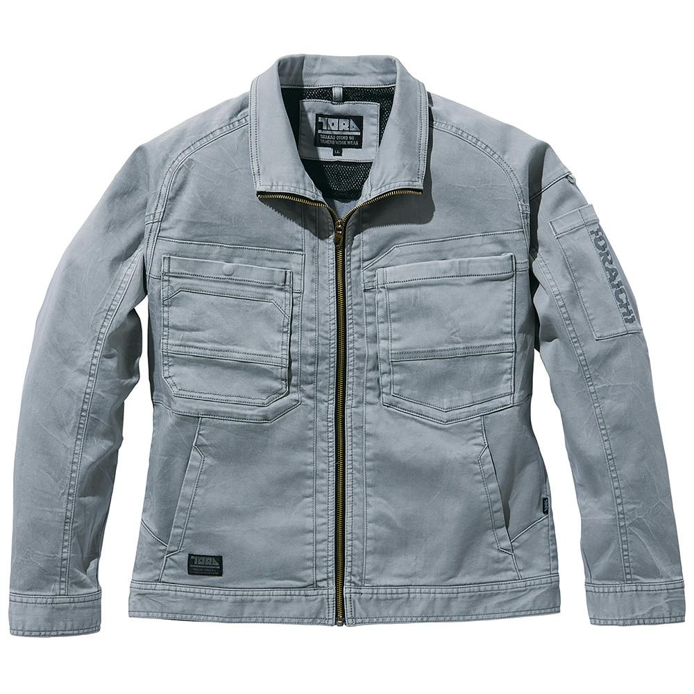 寅壱 ジャケット シルバーグレー M 3550-124-37