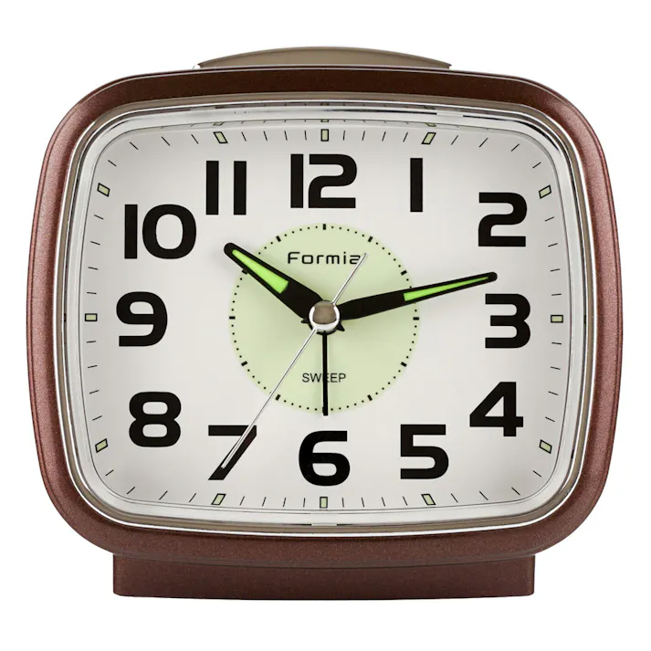 フォルミア 目覚まし時計 ブラウン HT-A015W-BR