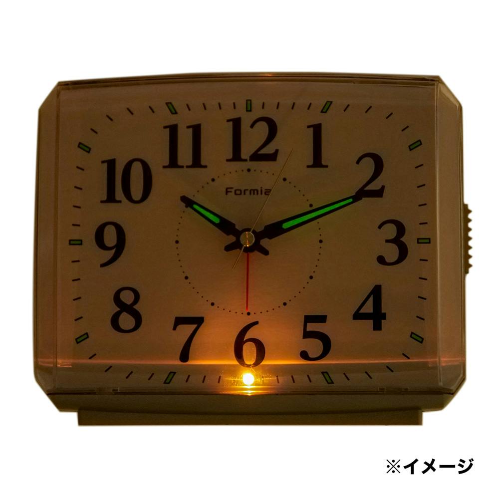 保土ヶ谷電子販売 フォルミア 目覚し時計 HT-A023W-WH | 時計 