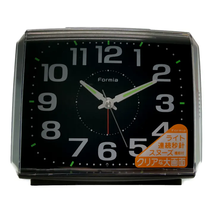 フォルミア 目覚し時計 HT-A023WBK