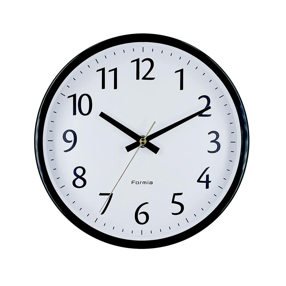 フォルミア 掛時計 HWC-012W-BK 時計 ホームセンター通販【カインズ】