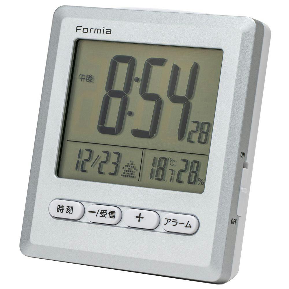 シチズン リズム 電波時計 目覚まし LED 温度 湿度 8RZ121p 置時計