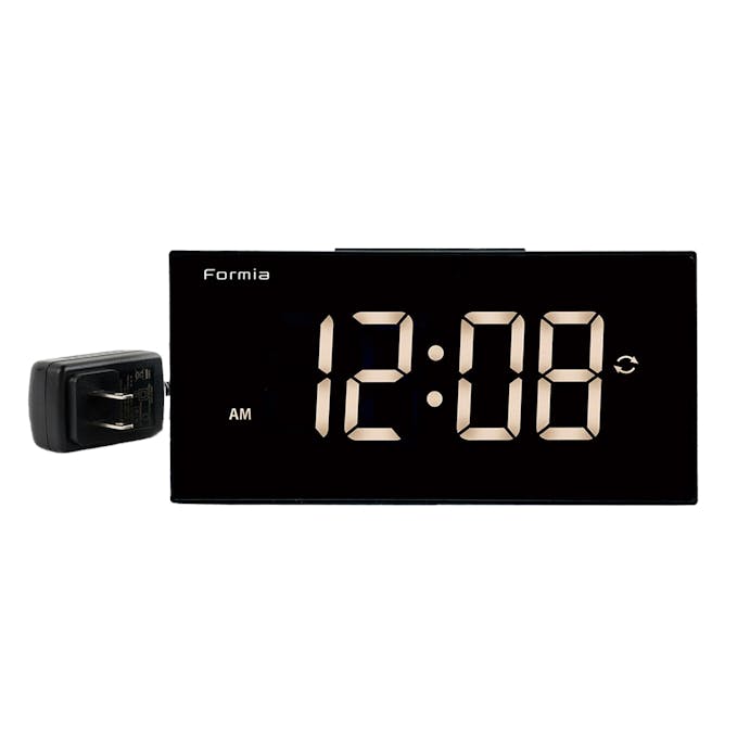 フォルミア デジタル時計 ブラック HT-026BK-Y
