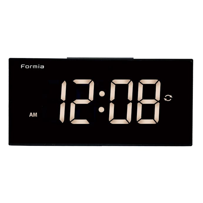 フォルミア デジタル時計 ブラック HT-026BK-Y