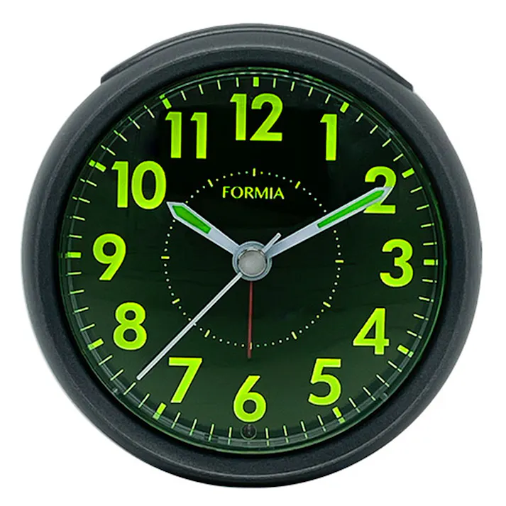 フォルミア目覚まし時計 ガンメタル HT-A036W-GM