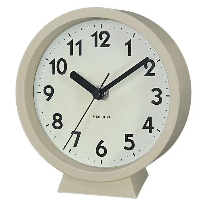 フォルミア 置き掛け兼用 アナログ時計 ナチュラル HIC-005W-N