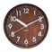 フォルミア 掛け時計 ブラウン HIC-006W-BR