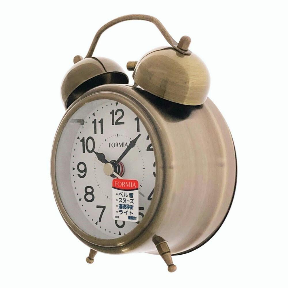 フォルミア 目覚まし時計 ゴールド HT-A046W-G | 時計 通販