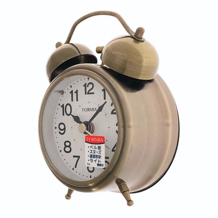 フォルミア 目覚まし時計 ゴールド HT-A046W-G