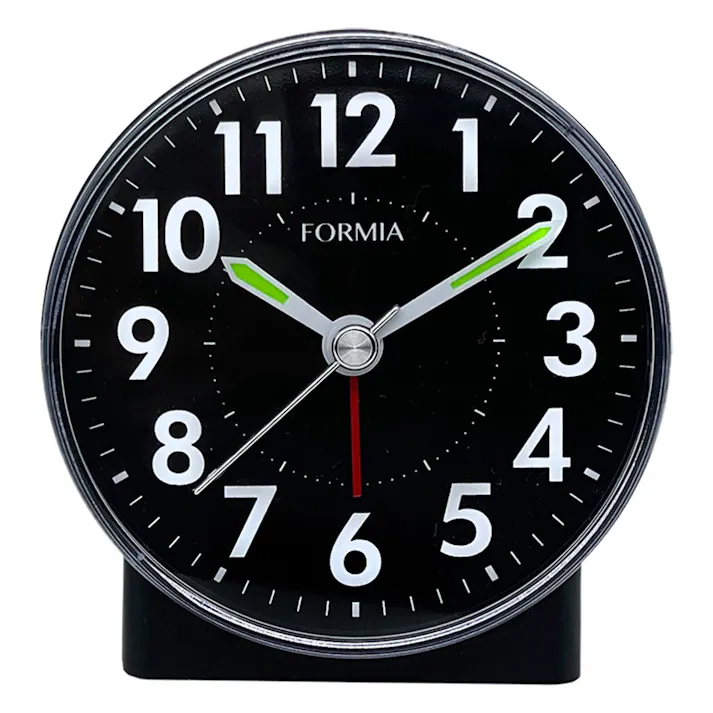 フォルミア 目覚まし時計 ブラック HT-A043W-BK