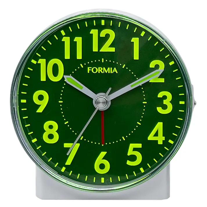 フォルミア 目覚まし時計 ホワイトHT-A044W-WH