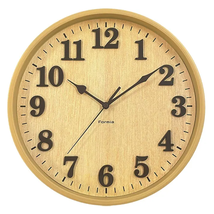 フォルミア インテリア掛時計 ナチュラル HIC-012W-N