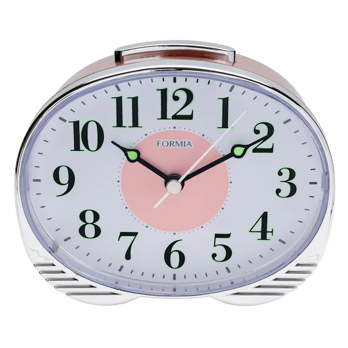 フォルミア 目覚まし時計 メロディーアラーム ピンク HT-A045W-PK