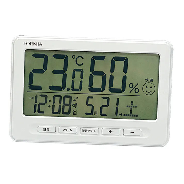 温度計・湿度計 ホワイト HO-005