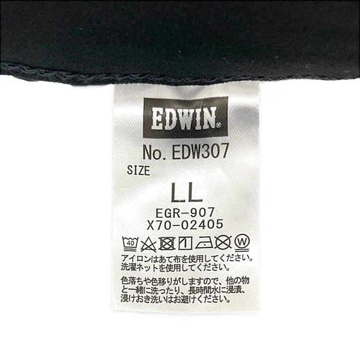 EDW EBスリムテーパード ブラック LL