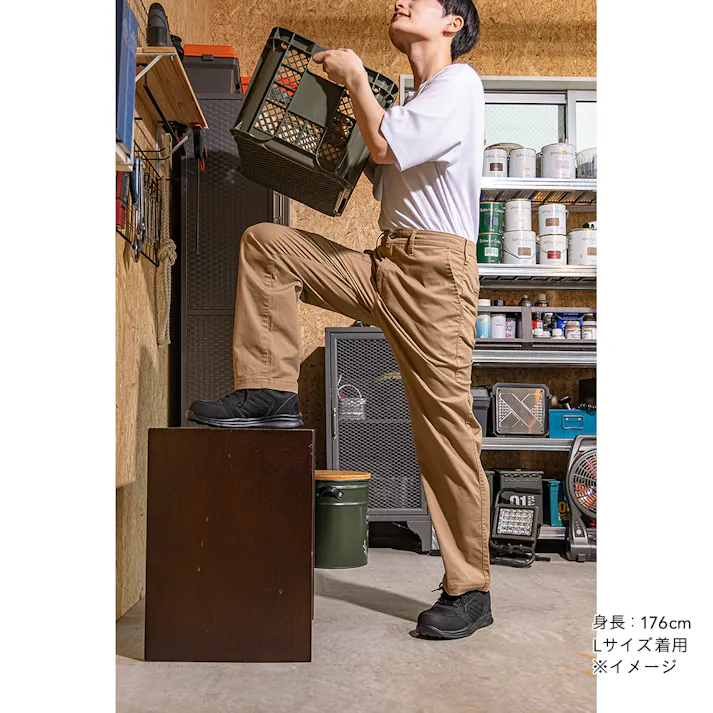 EDW ワークチノパンツ ベージュ L