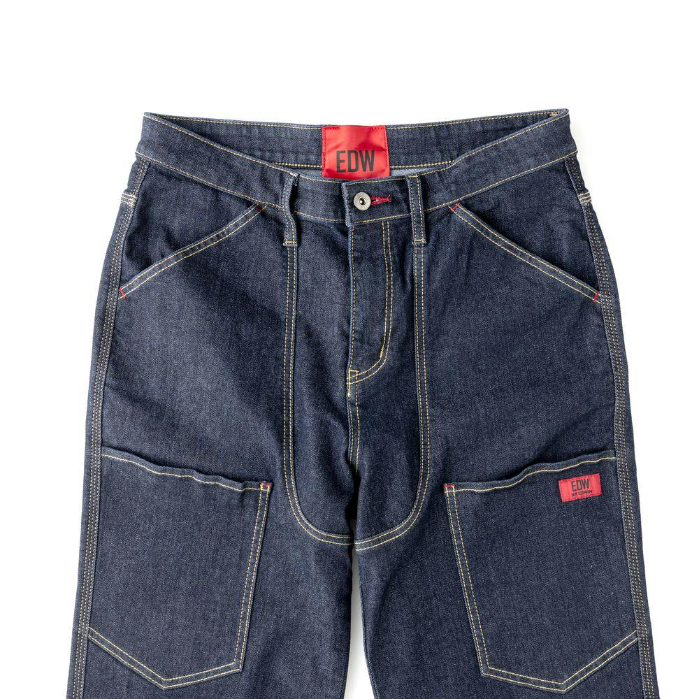 EDW フロントWポケット ブルー S | 作業着・作業服・安全靴 通販