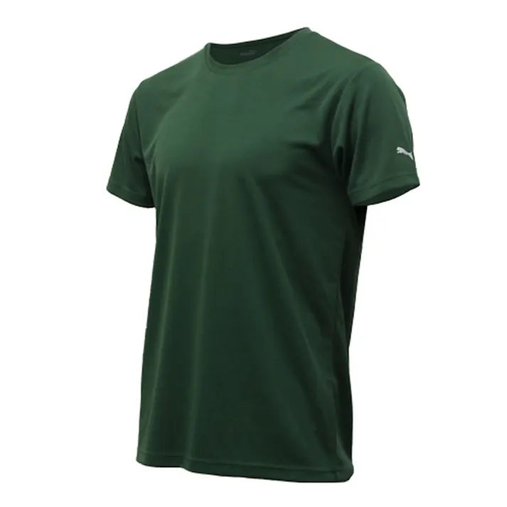 PUMA メッシュTシャツ 半袖 M カーキ