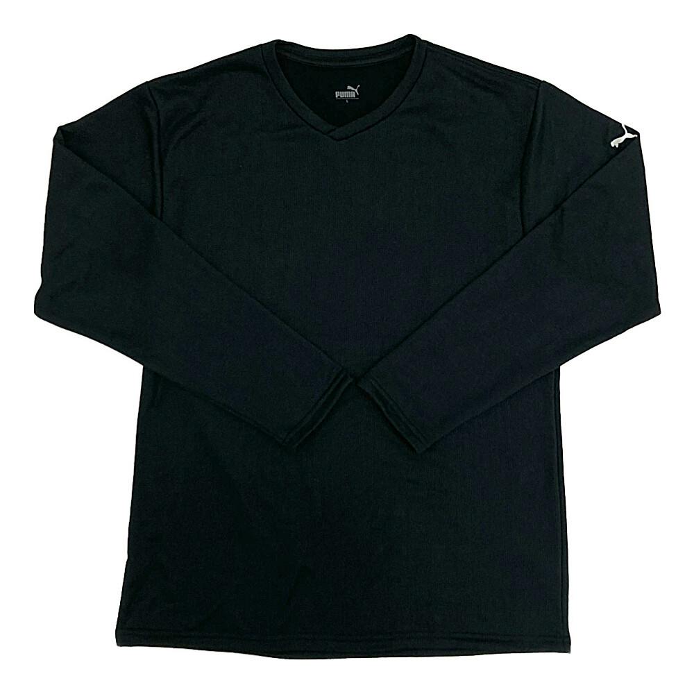 PUMA ブロックフリース ブラック L